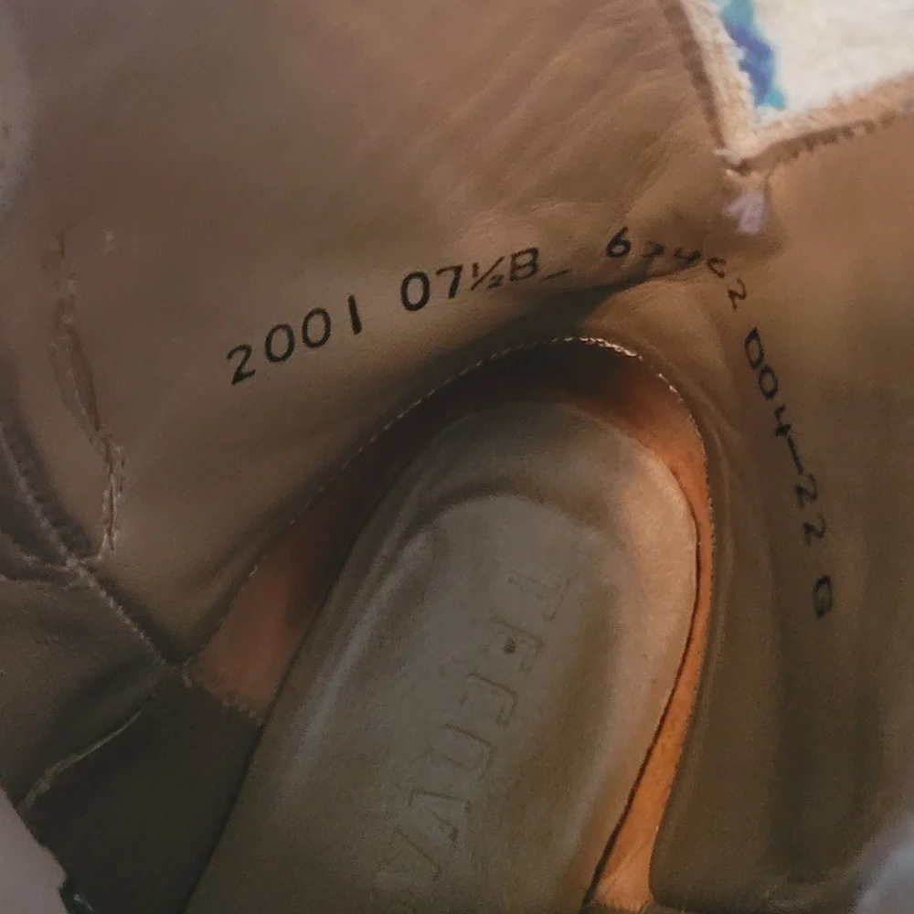 Tecovas Tan Cowboy Western Boots Suede The Lucy - Picture 5 of 12